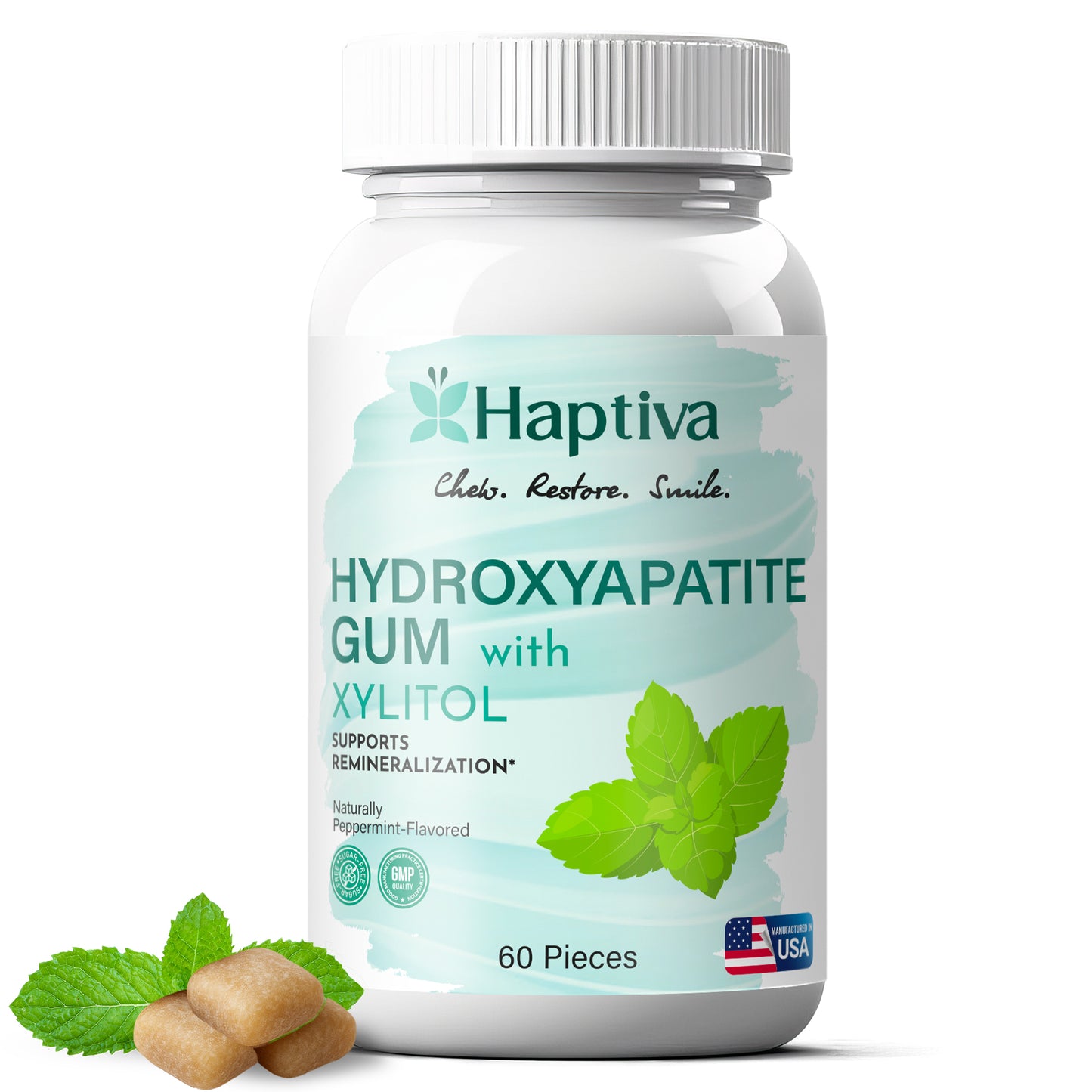 Hydroxyapatite Gum with Xylitol